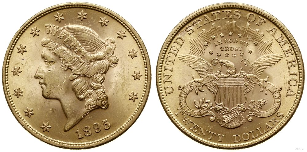 Stany Zjednoczone Ameryki (USA), 20 dolarów, 1895