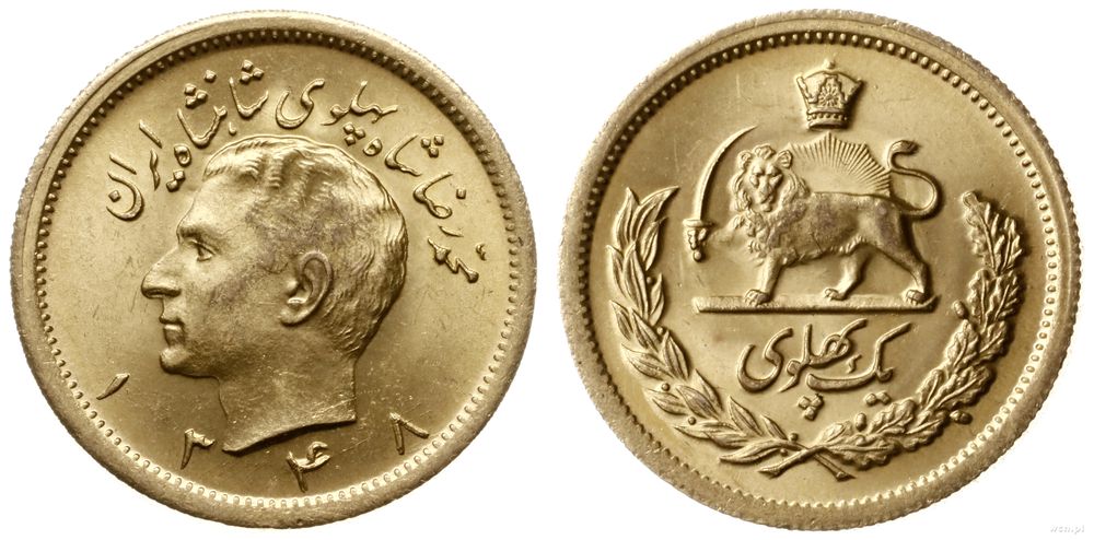 Persja (Iran), 10 koron, SH 1348 (AD 1970)