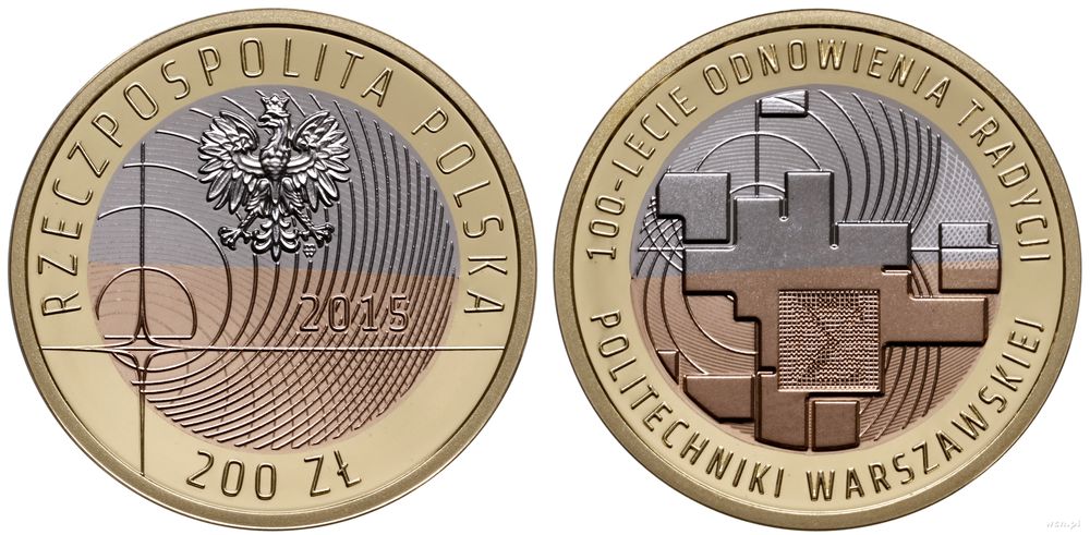 Polska, 200 złotych, 2015