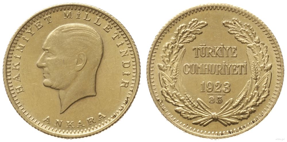 Turcja, 100 kurusz, 1958 (1923/35)