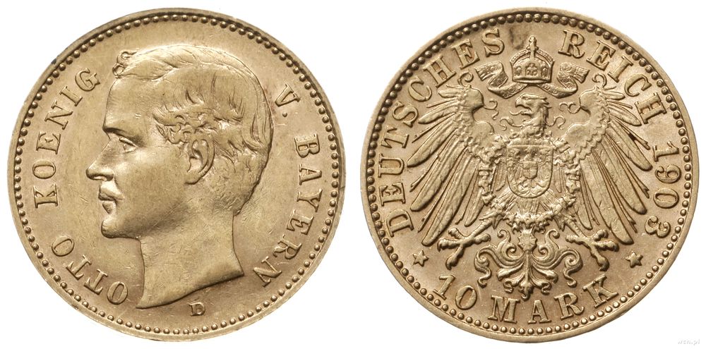 Niemcy, 10 marek, 1903 D