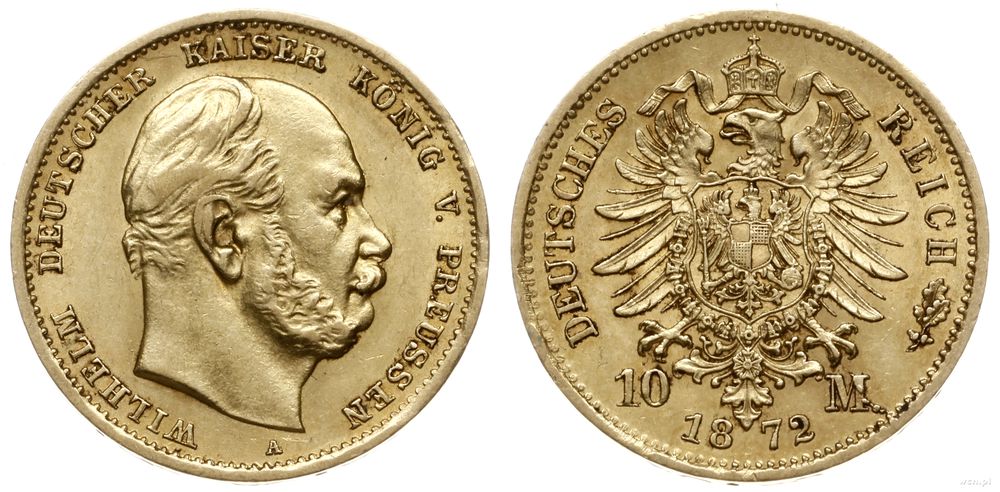Niemcy, 10 marek, 1872 A