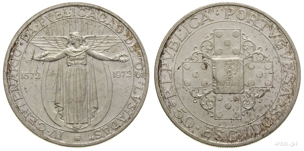 Portugalia, 50 escudo, 1972