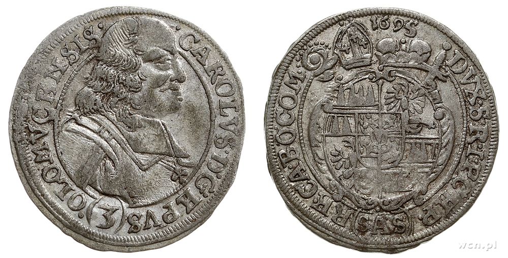 Austria, 3 krajcary, 1695