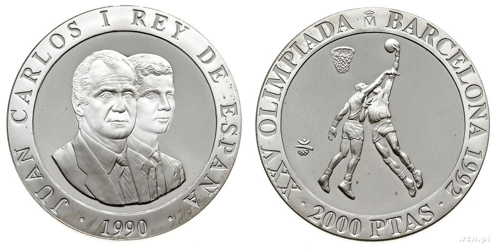 Hiszpania, 2.000 peset, 1990