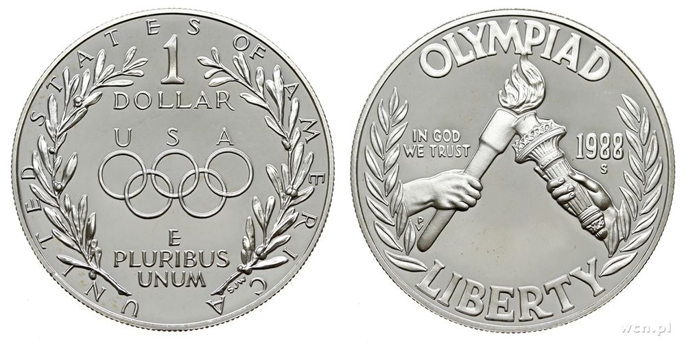 USA, dolar, 1988