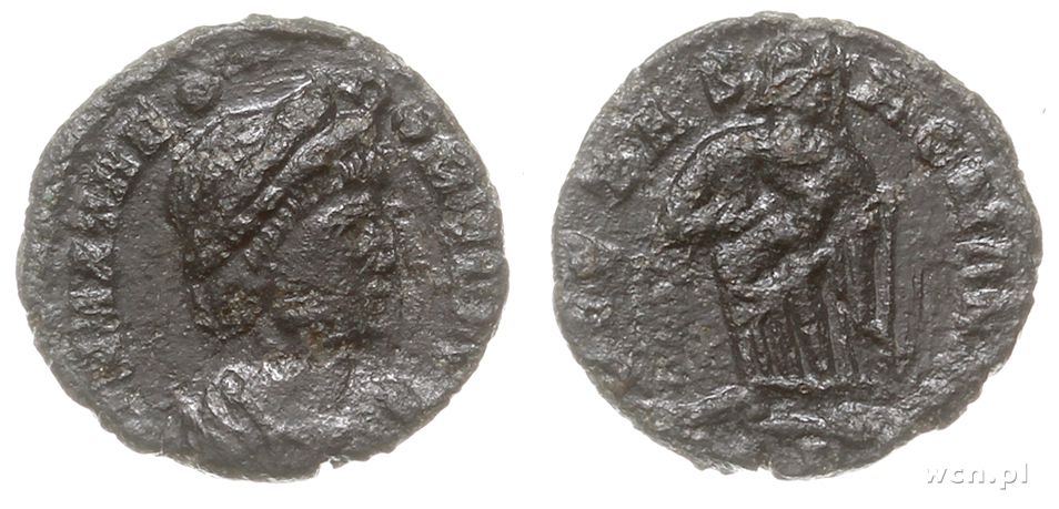 Cesarstwo Rzymskie, mały follis AE-14, 330