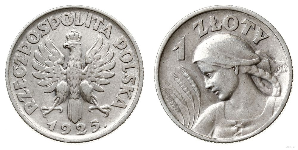 Polska, 1 złoty, 1925.