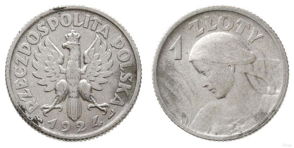 Polska, 1 złoty, 1924