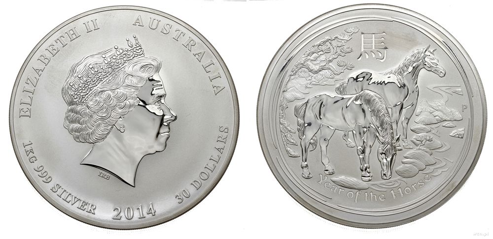 Australia, 30 dolarów, 2014