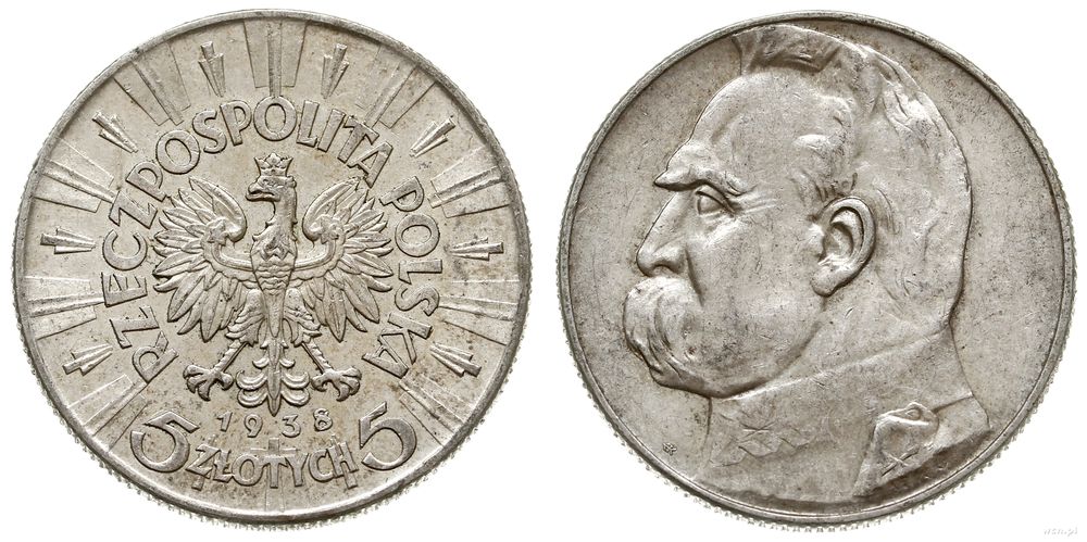 Polska, 5 złotych, 1938