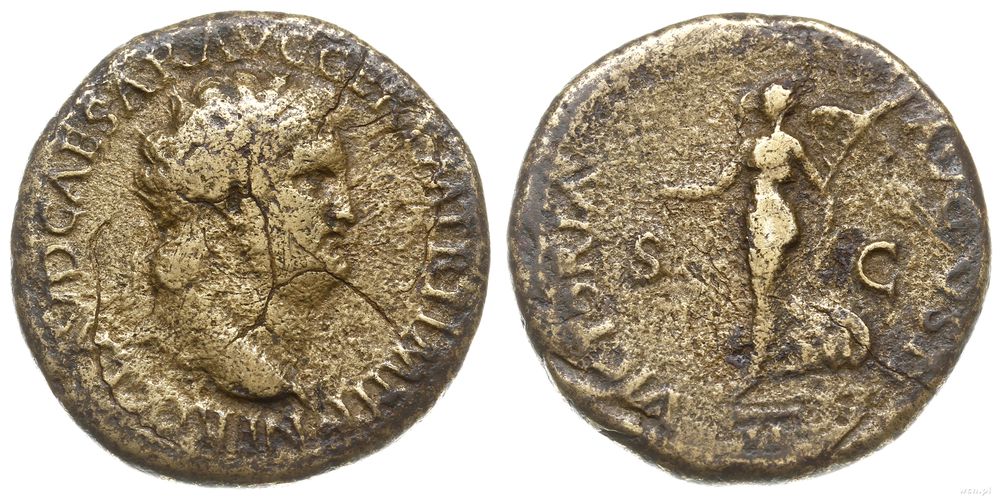 Cesarstwo Rzymskie, dupondius, 64-67