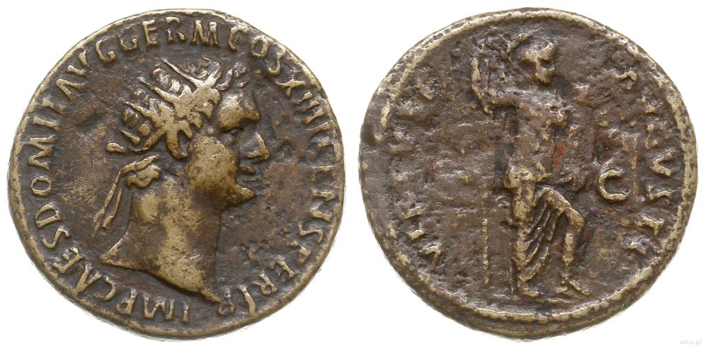 Cesarstwo Rzymskie, dupondius, 88-89