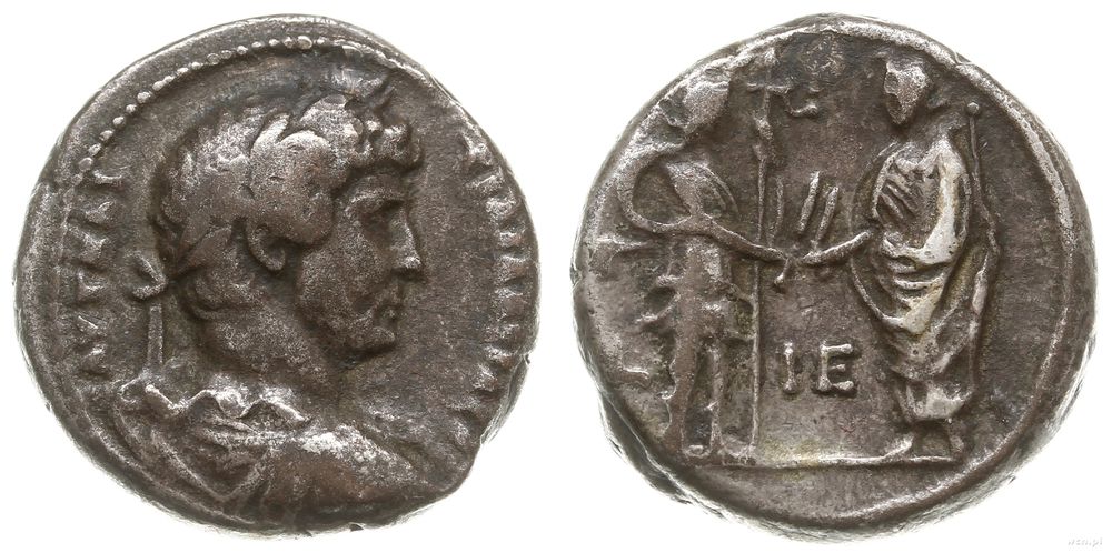 Rzym Kolonialny, tetradrachma, rok 14 (130-131)