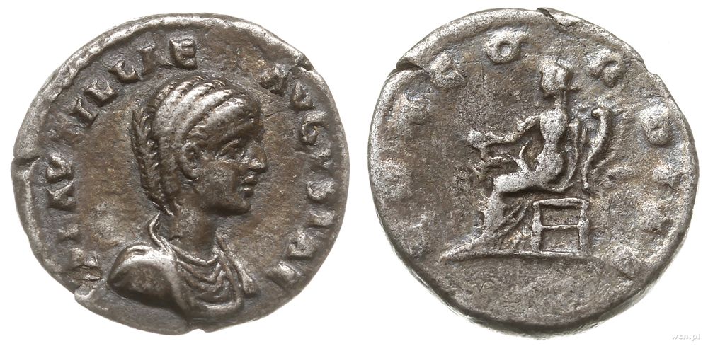 Cesarstwo Rzymskie, denar, ok. 202