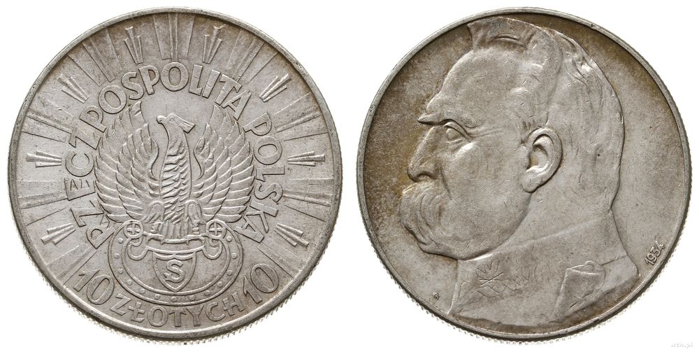 Polska, 10 złotych, 1934/S