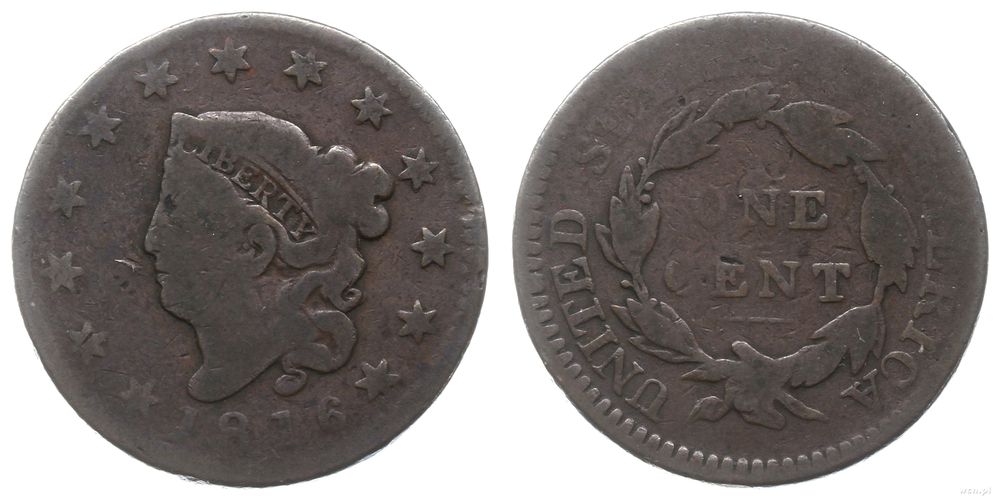 Stany Zjednoczone Ameryki (USA), cent, 1816