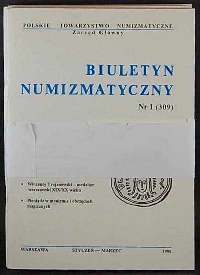 Biuletyn Numizmatyczny, zeszyty nr 1-4/1998