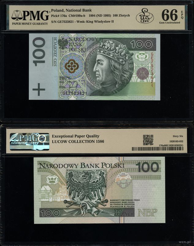 Polska, 100 złotych, 25.03.1994