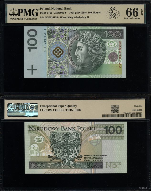 Polska, 100 złotych, 25.03.1994
