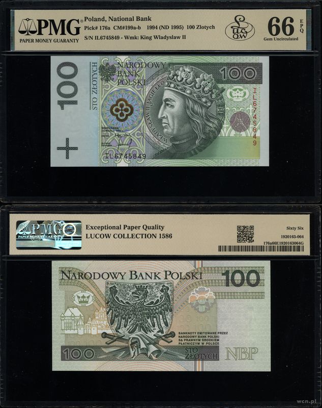 Polska, 100 złotych, 25.03.1994