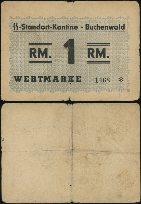 SS-Standort-Kantine Buchenwald, 1 marka