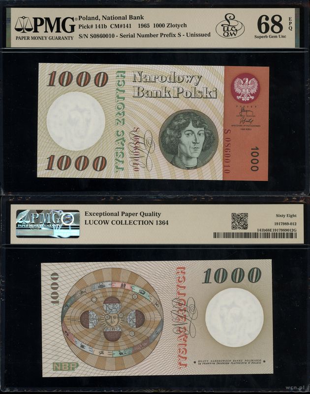 Polska, 1.000 złotych, 29.10.1965