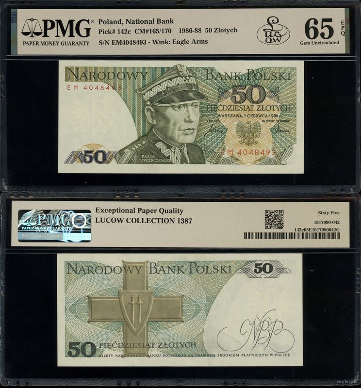 Polska, 50 złotych, 1.06.1986