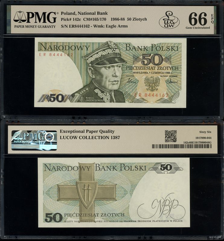 Polska, 50 złotych, 1.06.1986