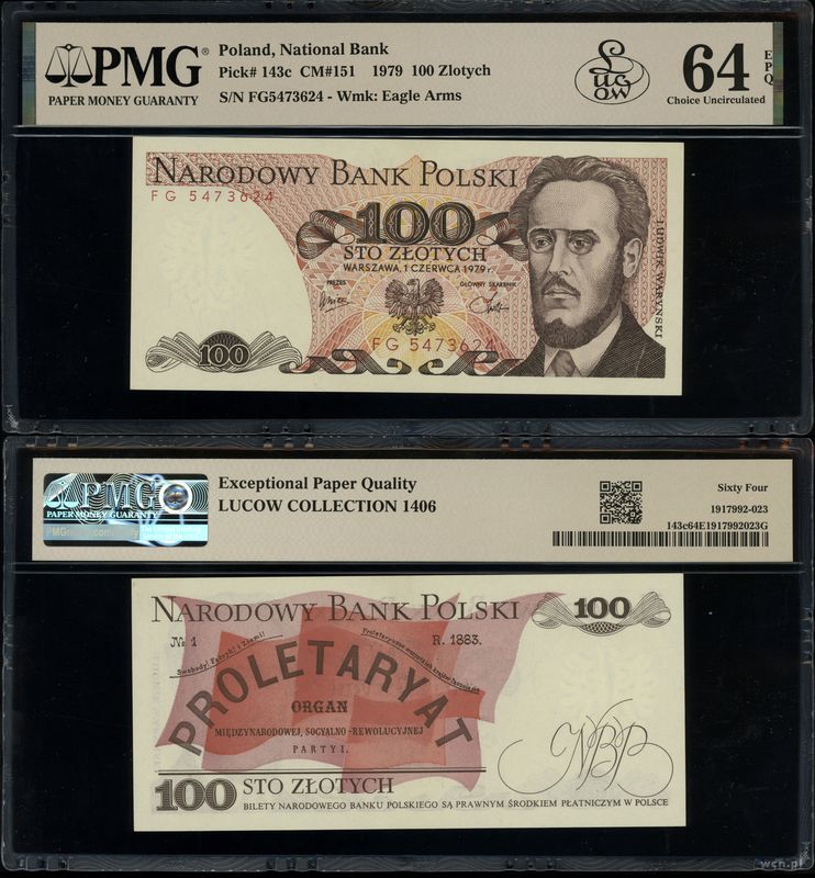 Polska, 100 złotych, 1.06.1979