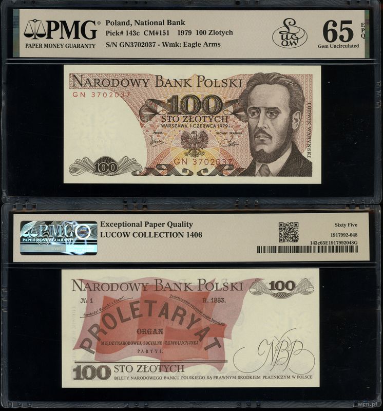 Polska, 100 złotych, 1.06.1979