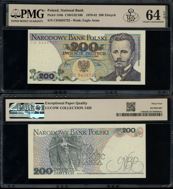 Polska, 200 złotych, 1.06.1982