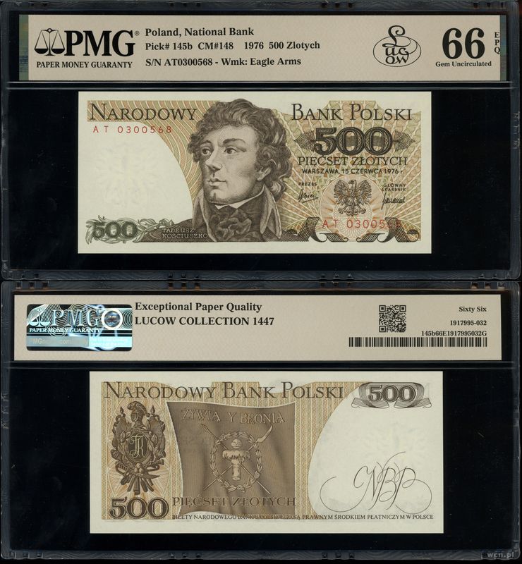 Polska, 500 złotych, 15.06.1976