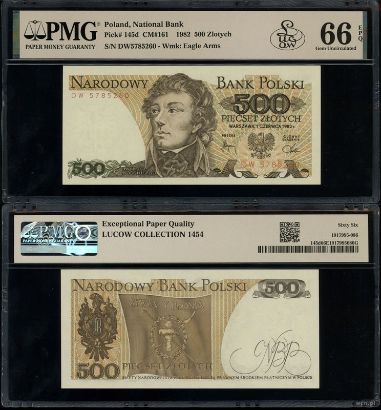 Polska, 500 złotych, 1.06.1982
