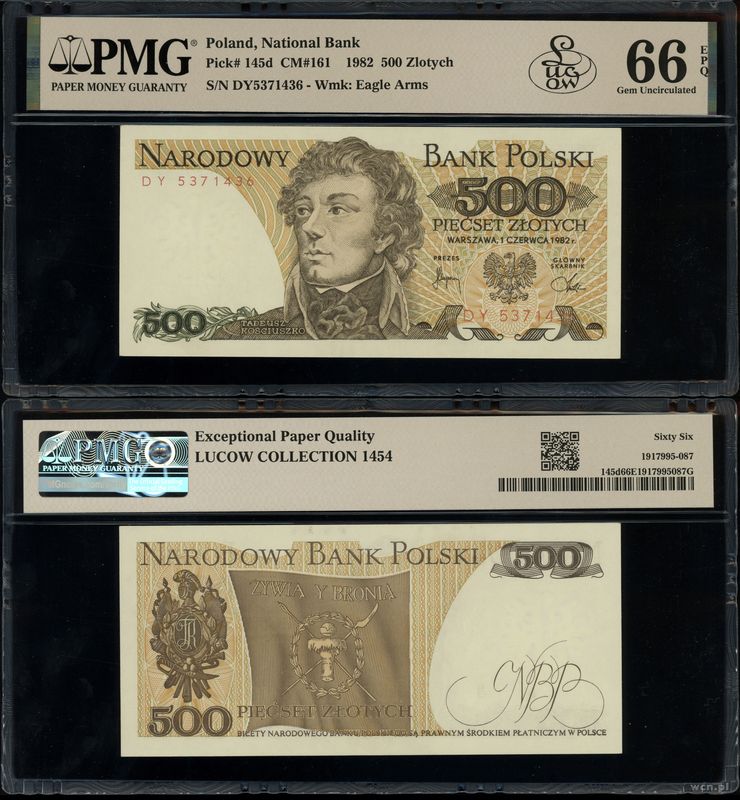 Polska, 500 złotych, 1.06.1982