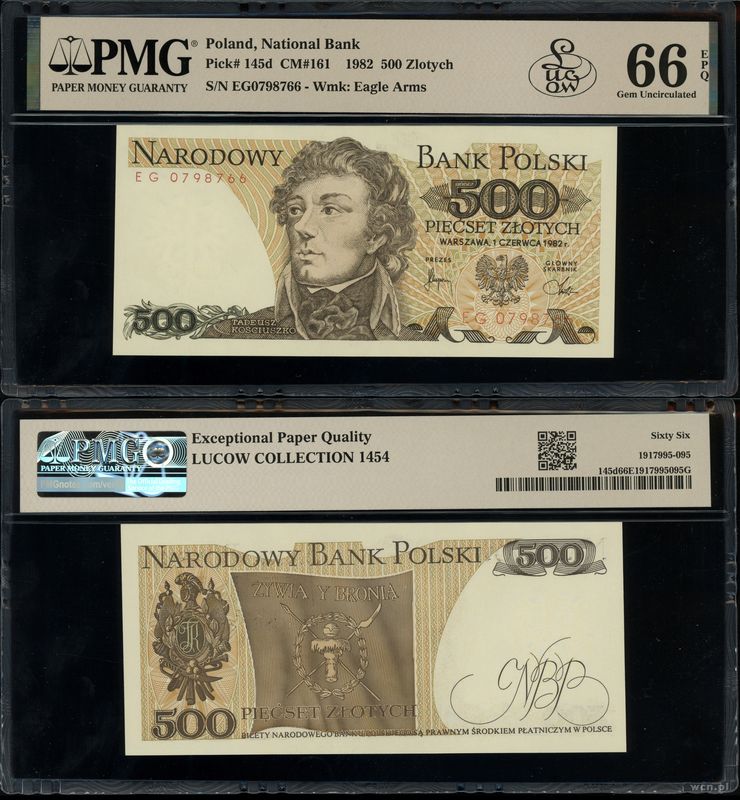 Polska, 500 złotych, 1.06.1982