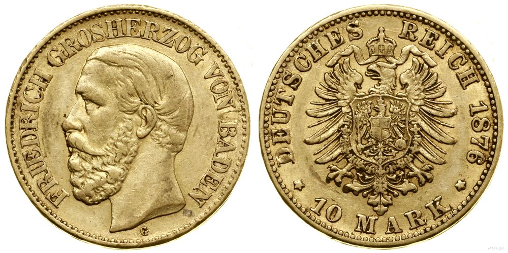 Niemcy, 10 marek, 1876 G
