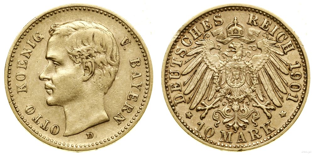 Niemcy, 10 marek, 1901 D