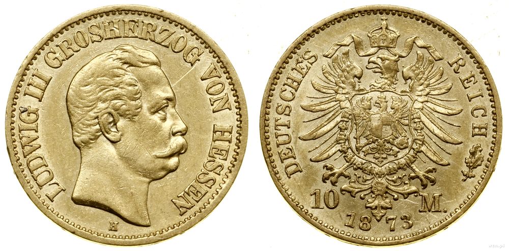 Niemcy, 10 marek, 1873 H