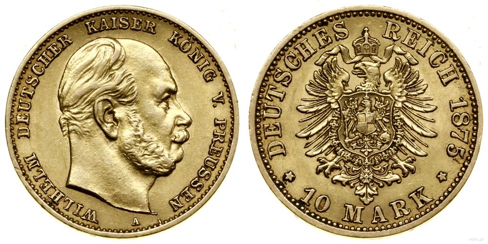 Niemcy, 10 marek, 1875 A