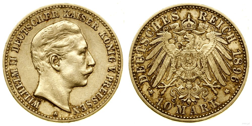 Niemcy, 10 marek, 1896 A
