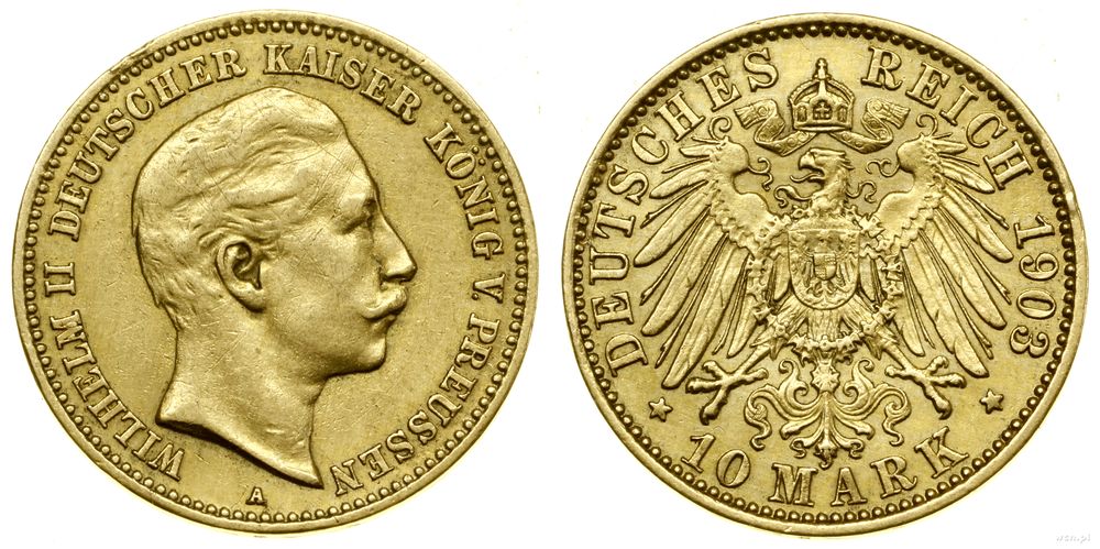 Niemcy, 10 marek, 1903 A