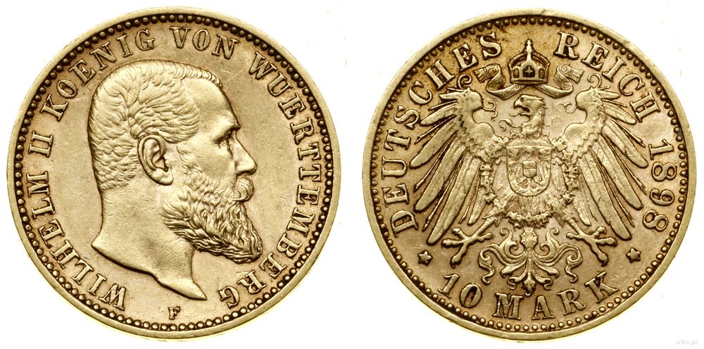 Niemcy, 10 marek, 1898 F