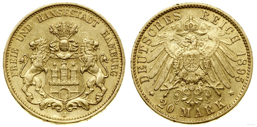 Niemcy, 20 marek, 1895 J