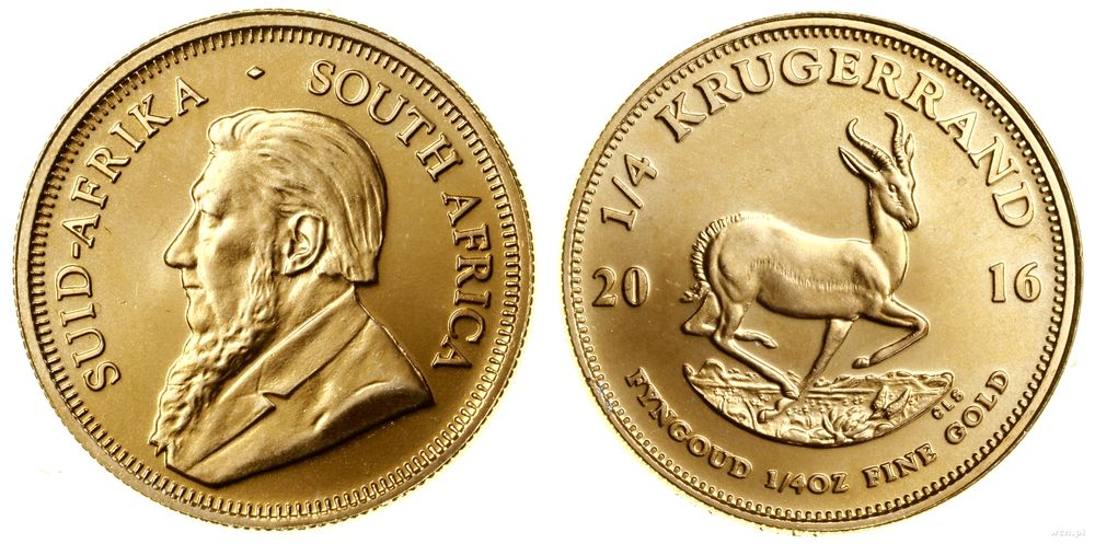 Republika Południowej Afryki, 1/4 krugerranda = 1/4 uncji, 2016