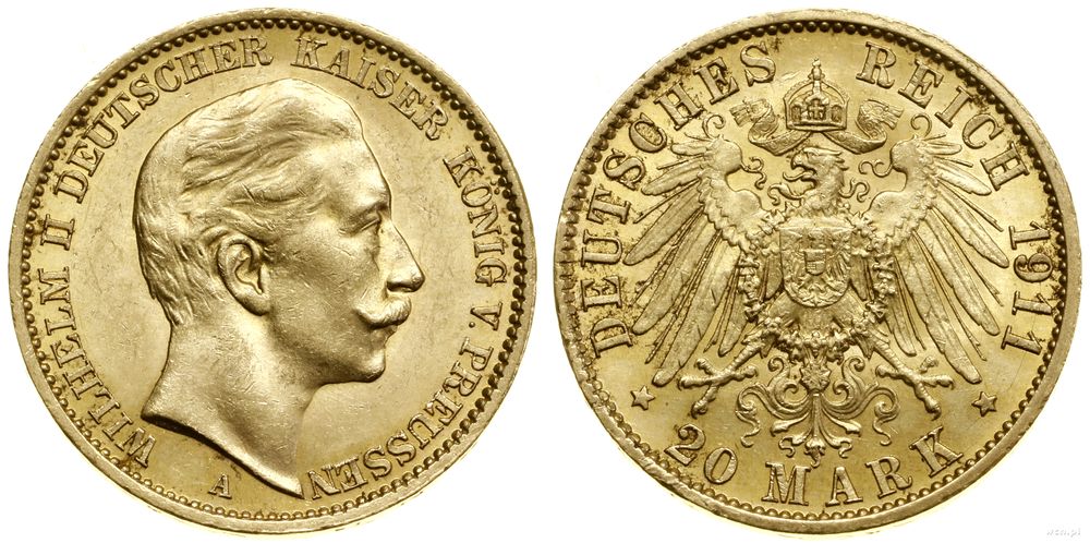 Niemcy, 20 marek, 1911 A