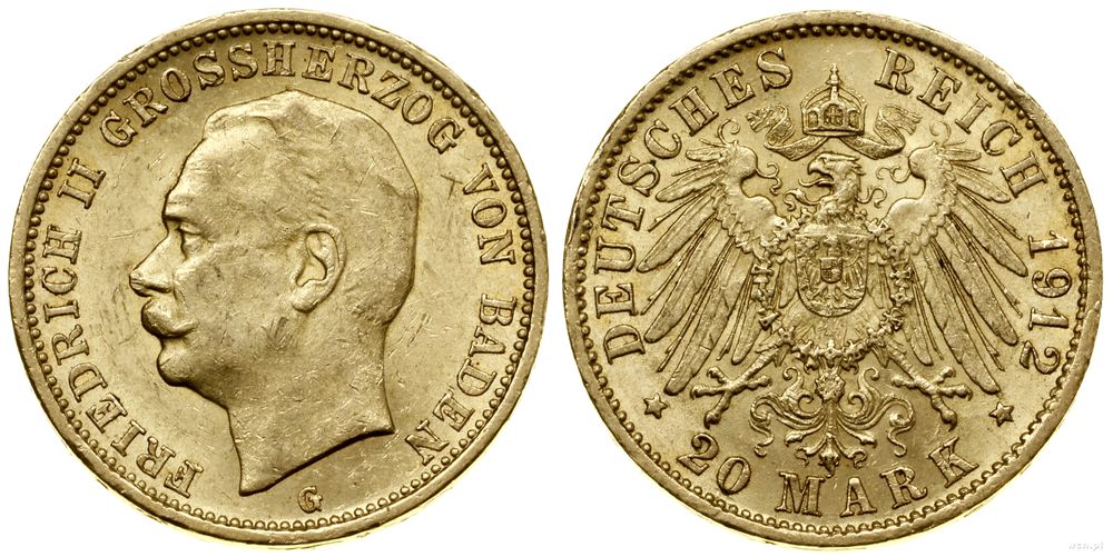 Niemcy, 20 marek, 1912 G
