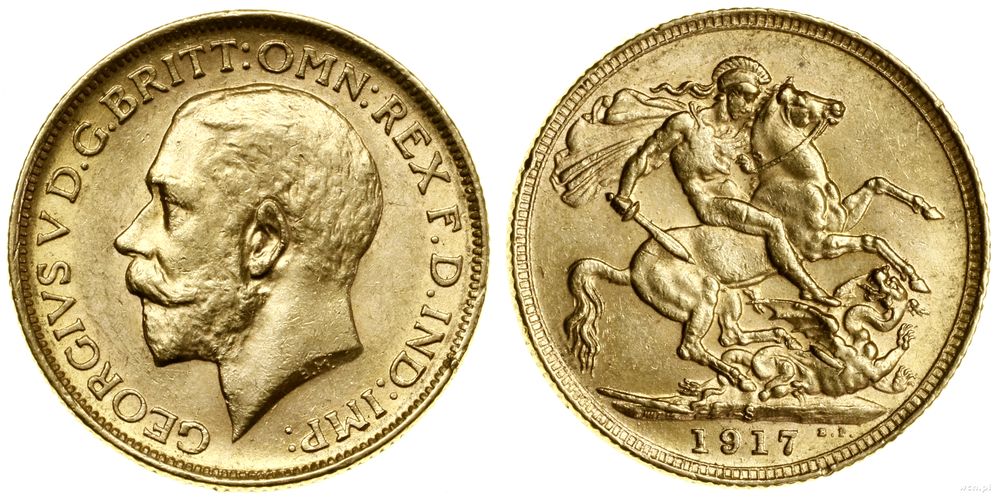 Australia, 1 funt (1 sovereign), 1917 S