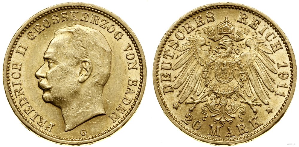 Niemcy, 20 marek, 1911 G