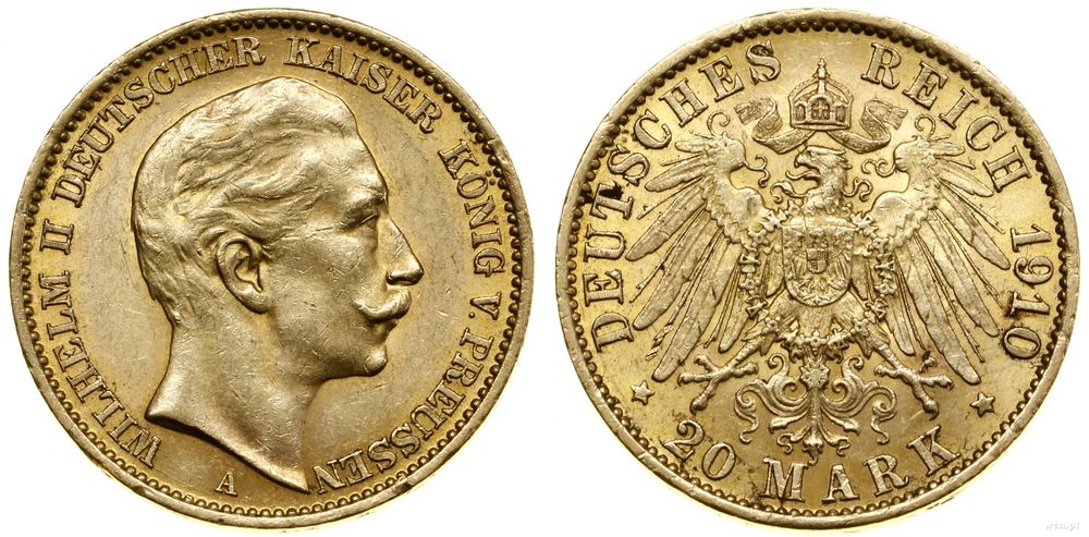 Niemcy, 20 marek, 1910 A